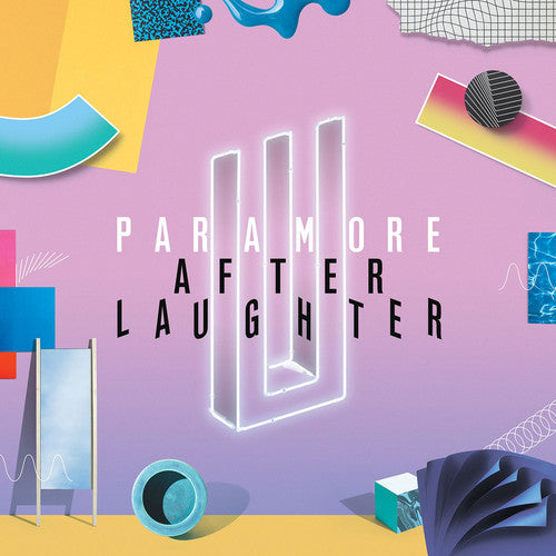 the album cover for Paramore - After Laughter [Black & White Marble LP]