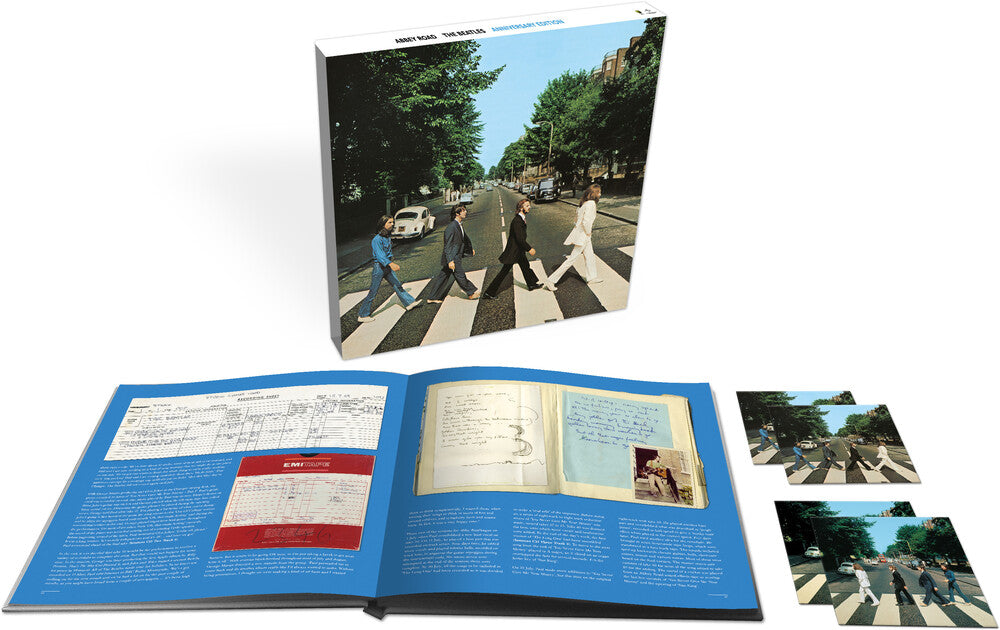 the album cover for The Beatles - Abbey Road: Anniversary Edition [Super Deluxe Box Set 3CD/Blu-ray]