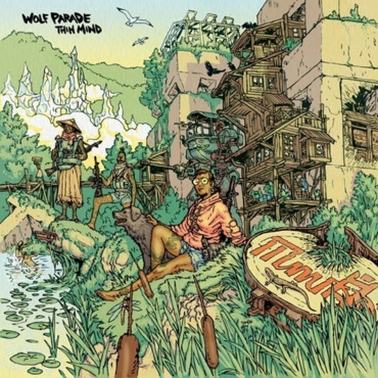 the album cover for Wolf Parade - Thin Mind