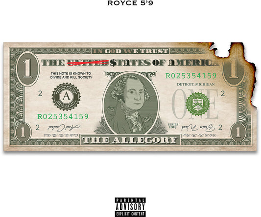 the album cover for Royce Da 5'9 - The Allegory