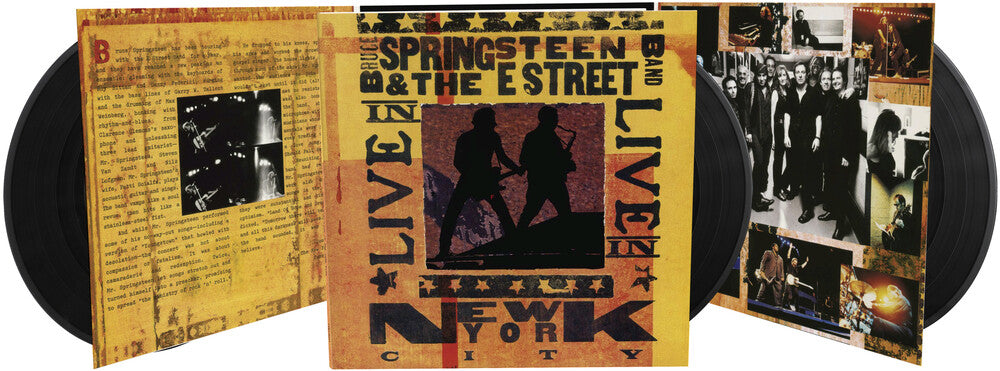 the album cover for Bruce Springsteen & The E Street Band - Live In New York City