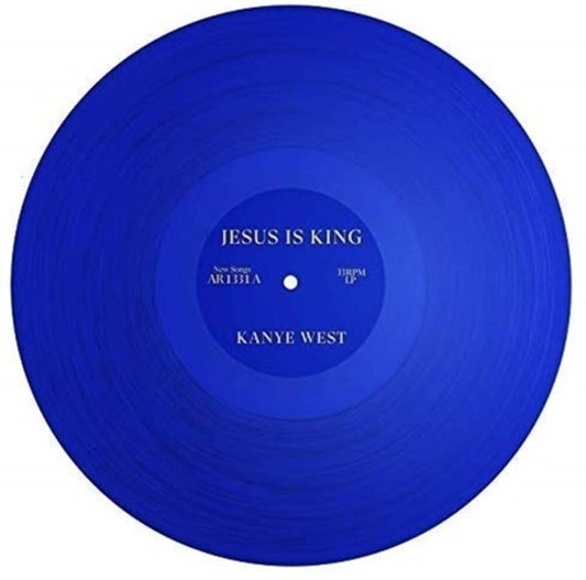 the album cover for Kanye West - JESUS IS KING