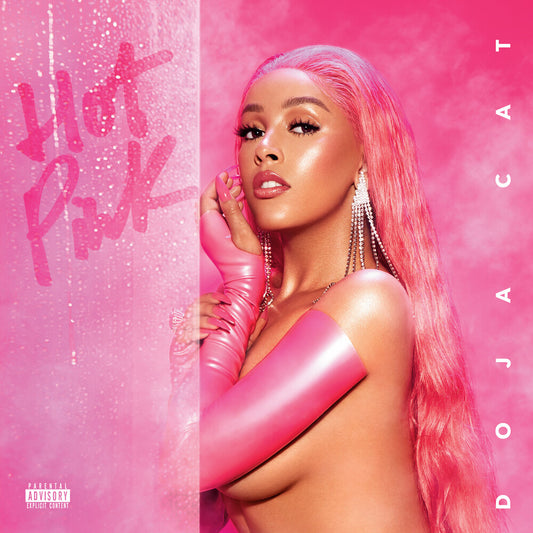 the album cover for Doja Cat - Hot Pink [Opaque Pink LP] 