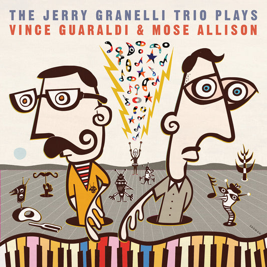 the album cover for Jerry Granelli - The Jerry Granelli Trio Plays The Music Of Vince Guaraldi & Mose Allison