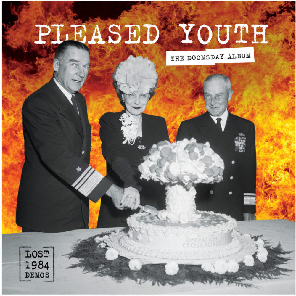 the album cover for Pleased Youth - Doomsday Album (Red Opaque Vinyl) [Indie Exclusive] (Red)