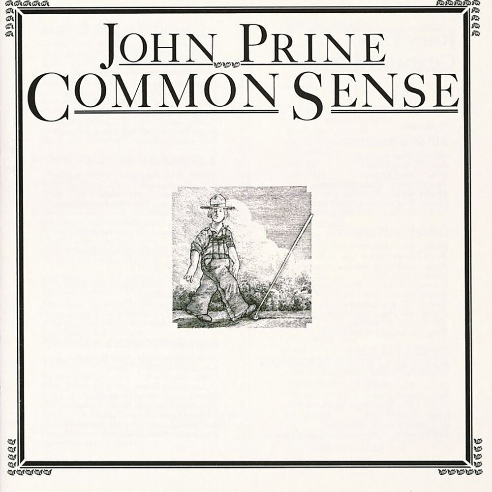 the album cover for John Prine - Common Sense
