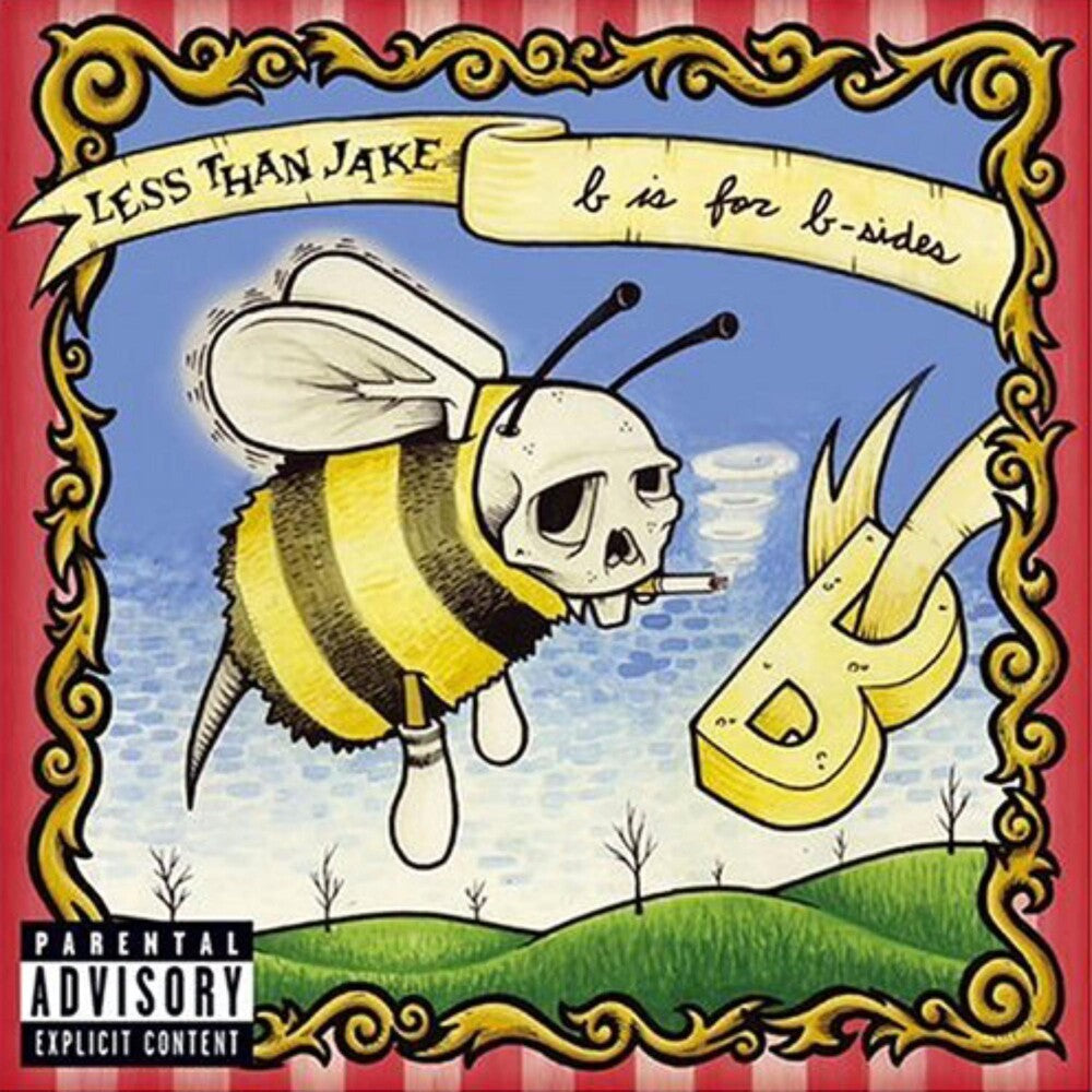 the album cover for Less Than Jake - B Is For B-Sides [Indie Exclusive Limited Edition Clear/Opaque Yellow LP]