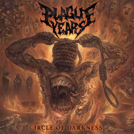 the album cover for Plague Years - Circle Of Darkness