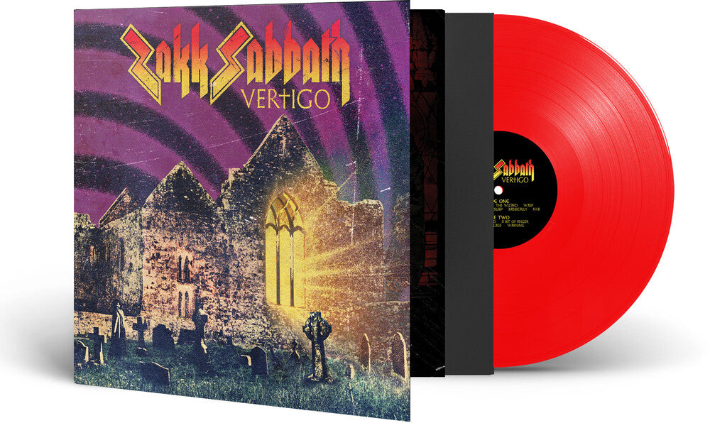 the album cover for Zakk Sabbath - Vertigo [Limited Edition Red LP]