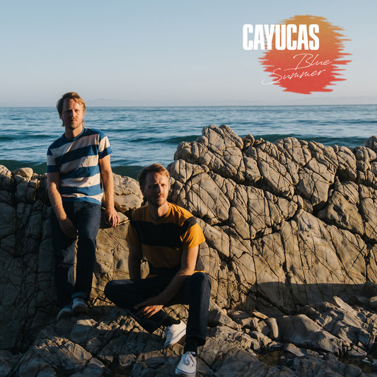 the album cover for Cayucas - Blue Summer