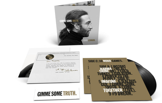 the album cover for John Lennon - GIMME SOME TRUTH. THE ULTIMATE MIXES. [2LP]