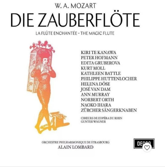 the album cover for Kiri Te Kanawa/Edita Gruberova/Kathleen Battle - Mozart: Die Zauberflote (The Magic Flute)