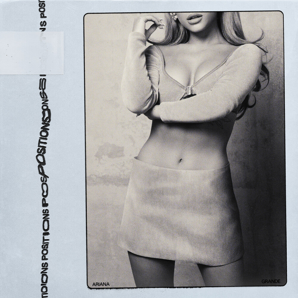 the album cover for Ariana Grande - positions - Single [Indie Exclusive Limited Edition CD Single]