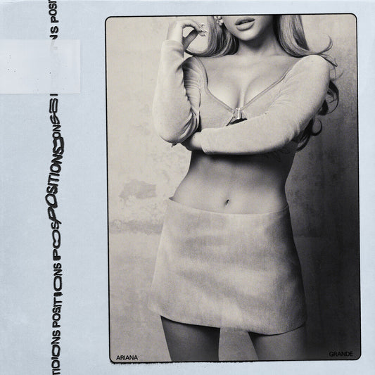 the album cover for Ariana Grande - positions - Single [Indie Exclusive Limited Edition CD Single]