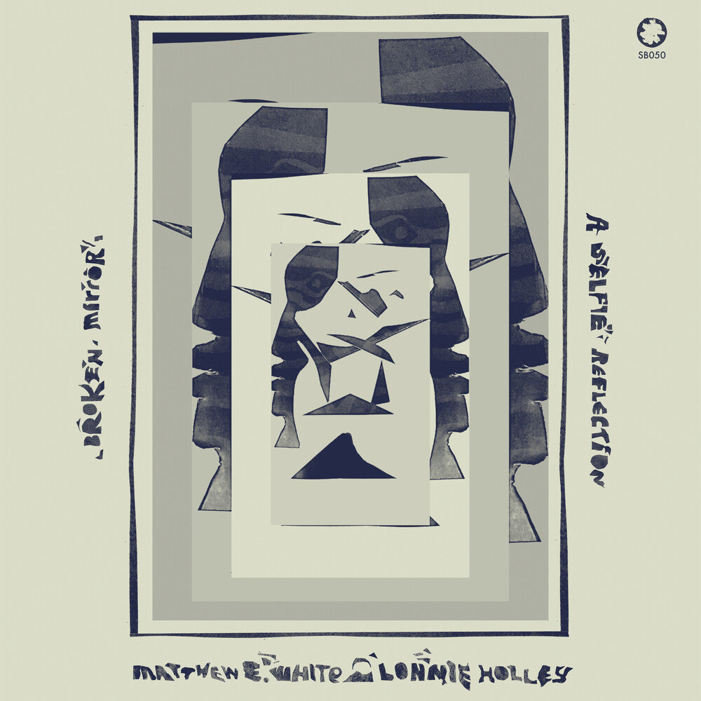 the album cover for Matthew E. White & Lonnie Holley - Broken Mirror: A Selfie Reflection [Magenta LP]