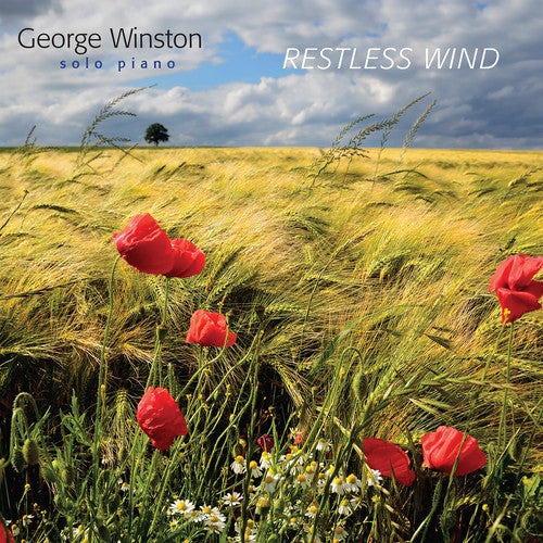 the album cover for George Winston - Restless Wind