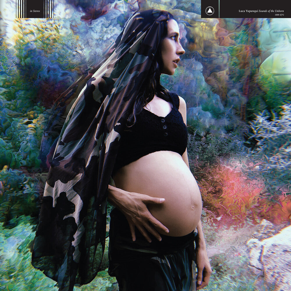 the album cover for Luca Yupanqui - Sounds Of The Unborn [Indie Exclusive] (Clear W/Green Splatter