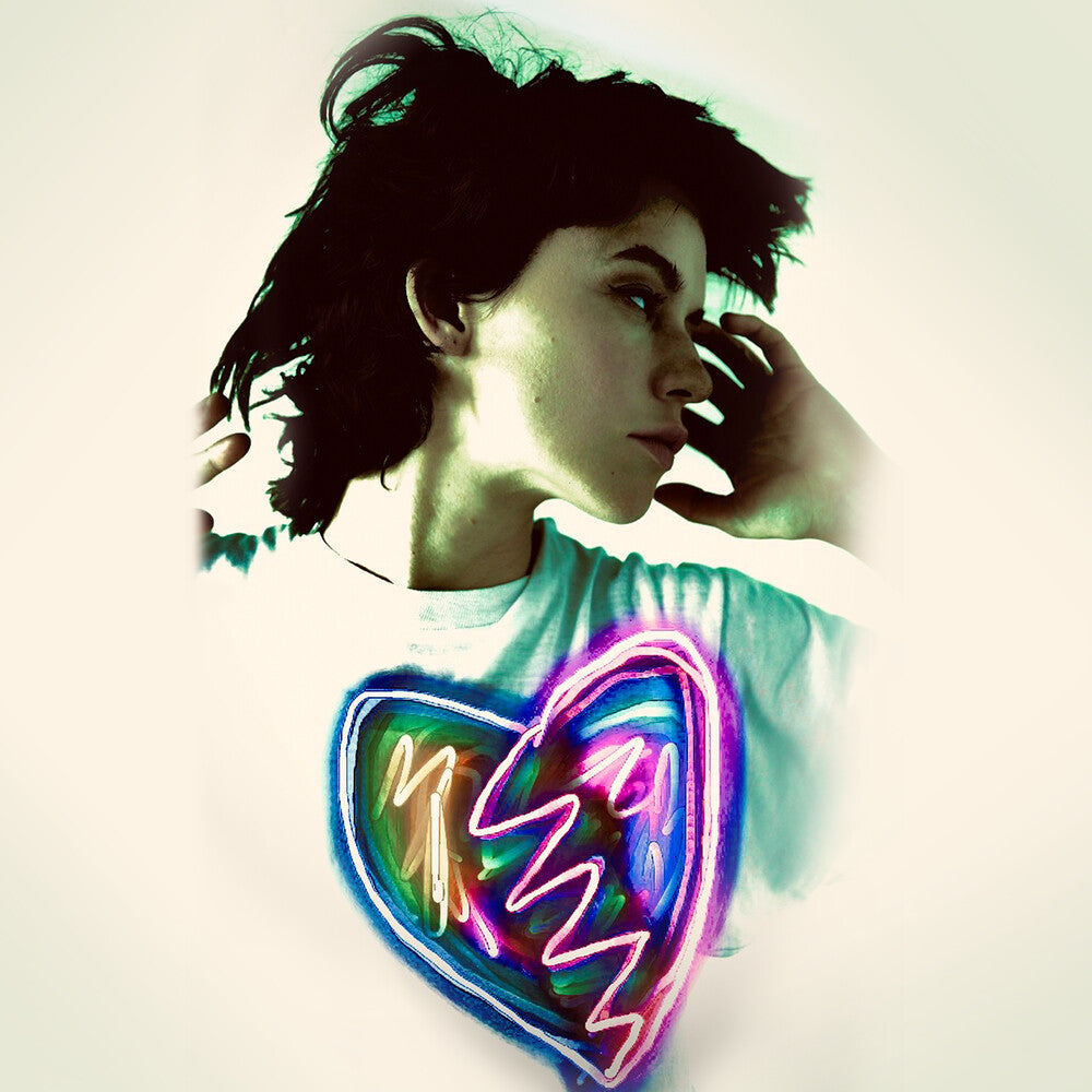 the album cover for Meg Myers - Thank U 4 Taking Me 2 The Disco, I'd Like 2 Go Home Now [Solid Neon Magenta LP]