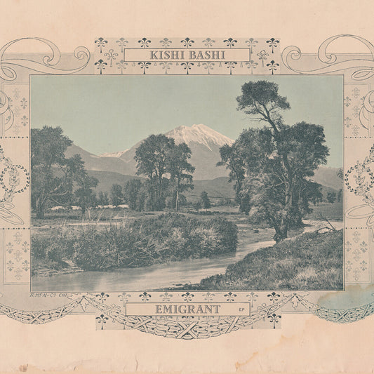 the album cover for Kishi Bashi - Emigrant Ep (Mountain Spring Clear) [Clear Vinyl]