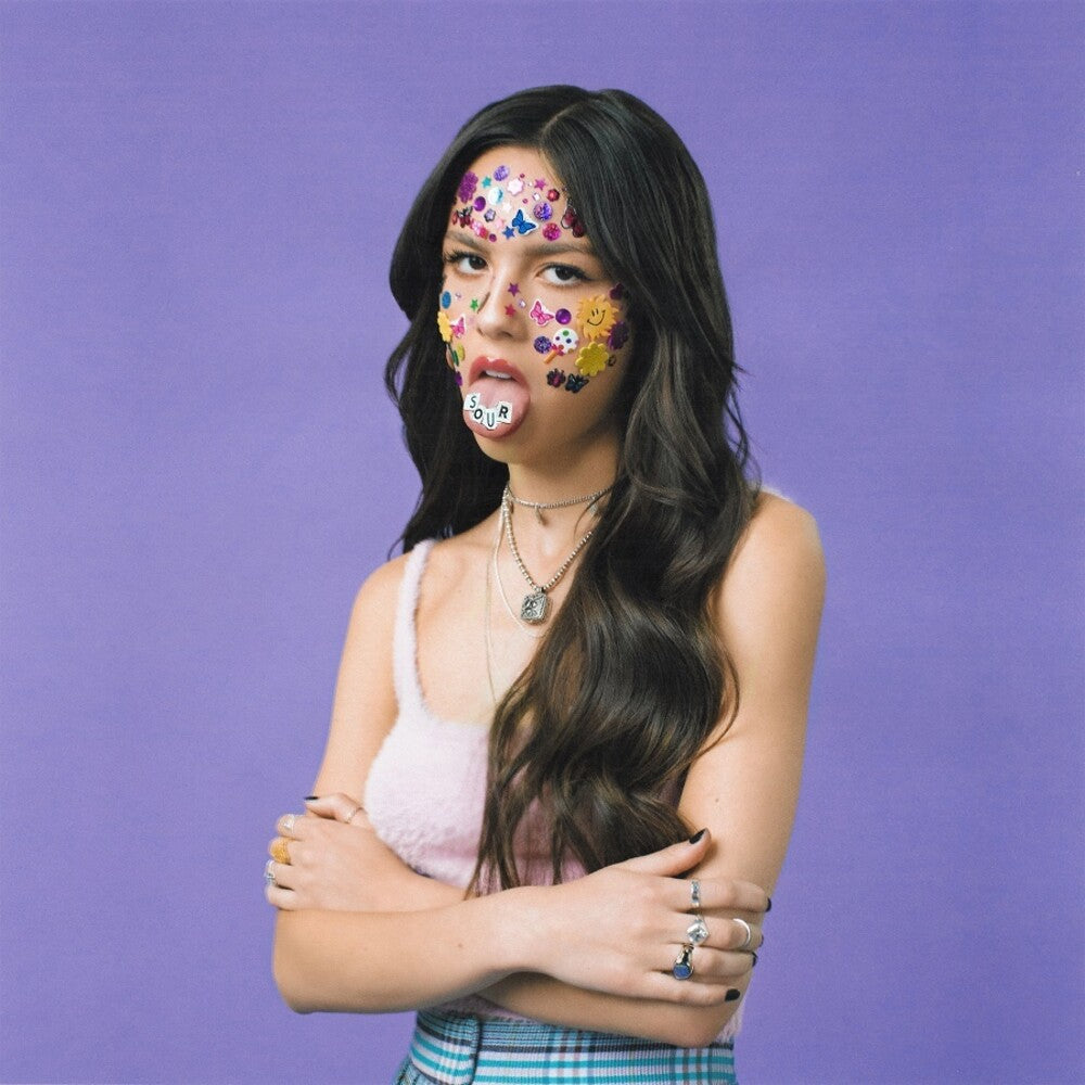 the album cover for Olivia Rodrigo - SOUR [Clean]