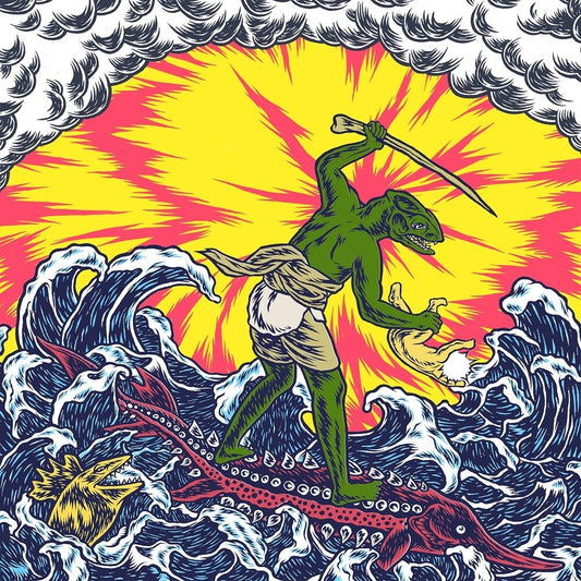 the album cover for King Gizzard & The Lizard Wizard - Teenage Gizzard [CD]