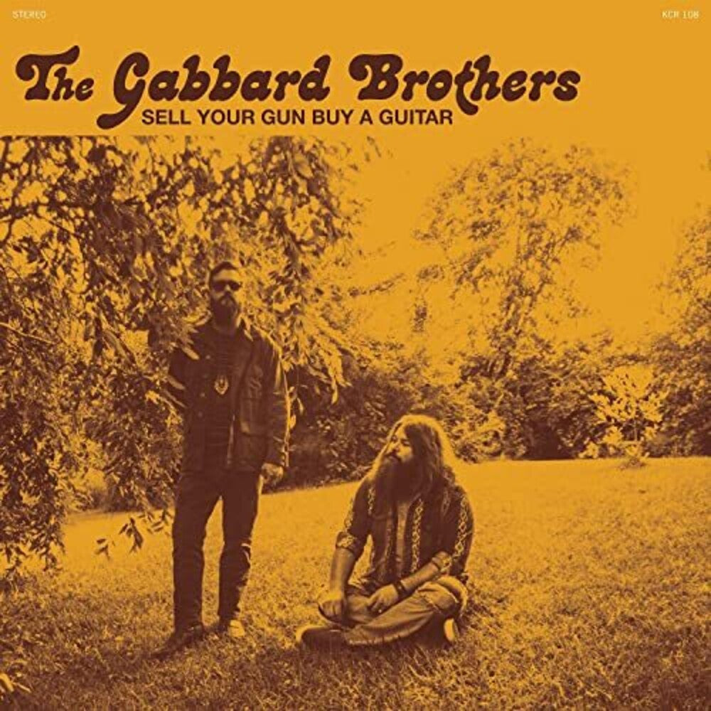 the album cover for The Gabbard Brothers - Sell Your Gun Buy A Guitar [Indie Exclusive Limited Edition Teal 7in Single]