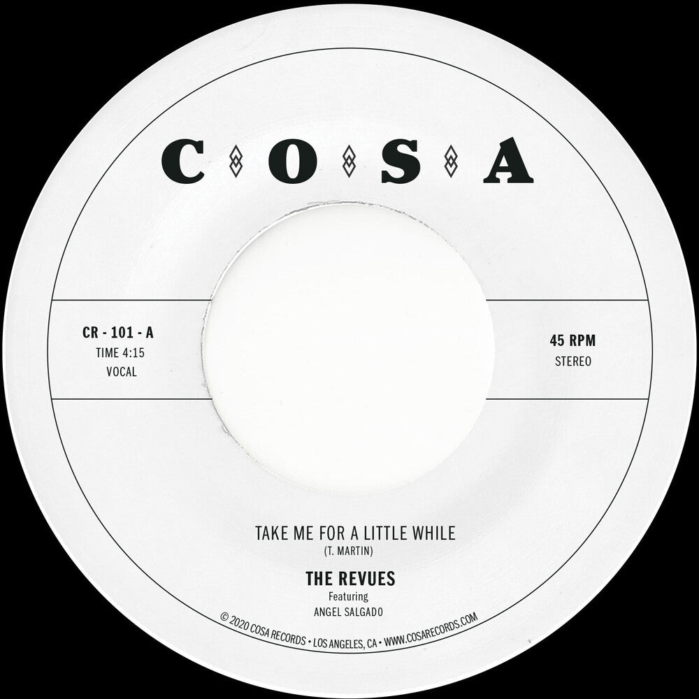 the album cover for Revues - Take Me For A Little While [Indie Exclusive] [Colored Vinyl] (Ep) (Grn)