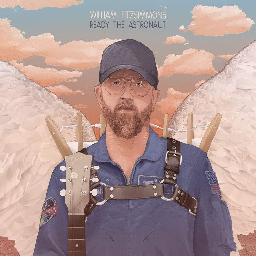 the album cover for William Fitzsimmons - Ready The Astronaut (Bonus Cd) [Clear Vinyl] [Limited Edition]
