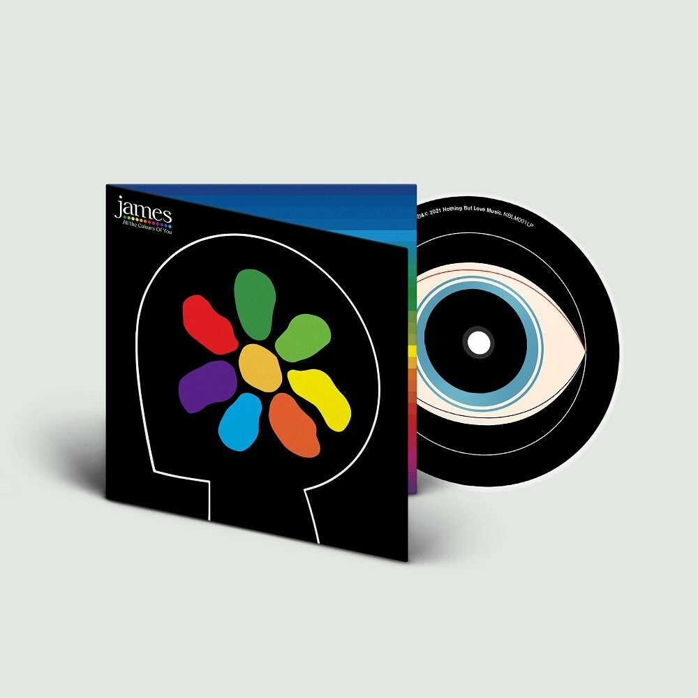 the album cover for James - All The Colours Of You
