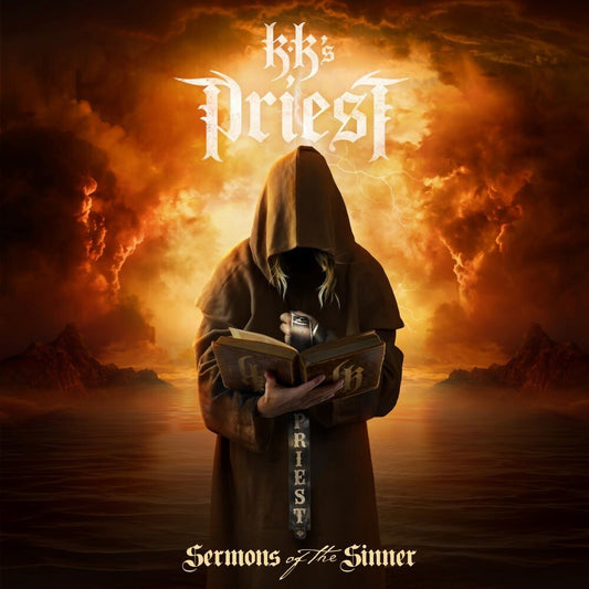 the album cover for KK's Priest - Sermons Of The Sinner [Indie Exclusive Limited Edition Red LP]