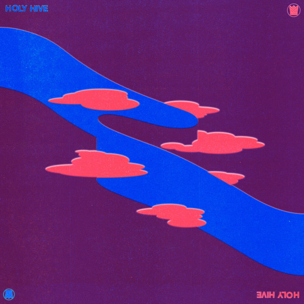 the album cover for Holy Hive - Holy Hive [Indie Exclusive Limited Edition Translucent Pink / Blue Splatter LP]