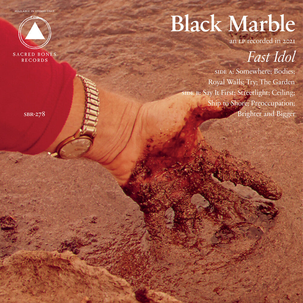the album cover for Black Marble - Fast Idol