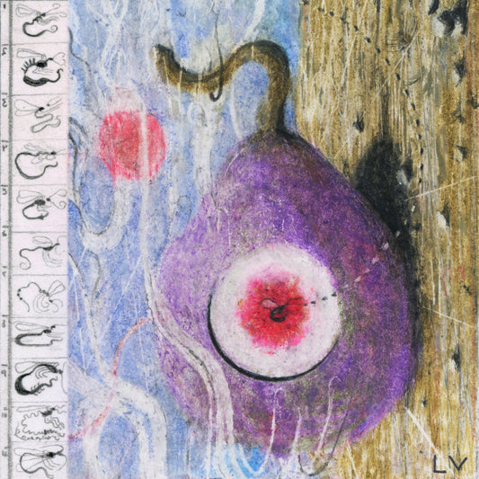 the album cover for Lunar Vacation - Inside Every Fig is a Dead Wasp