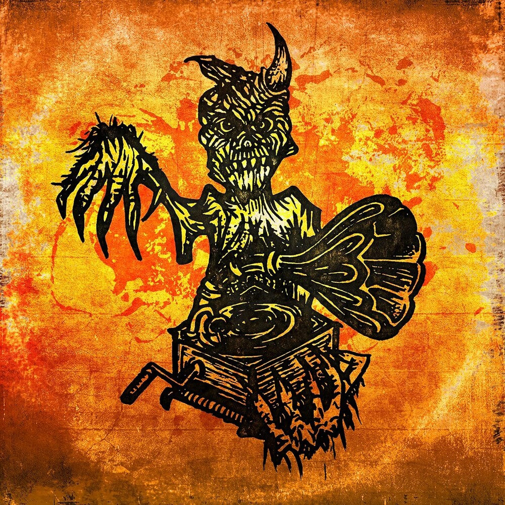 the album cover for Twiztid - Twiztid Presents: Songs of Samhain Volume 2 - Haunted Record Player