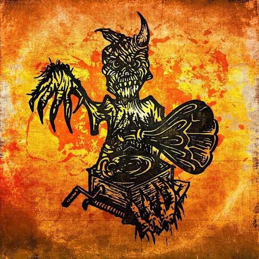 the album cover for Twiztid - Twiztid Presents: Songs of Samhain Volume 2 - Haunted Record Player