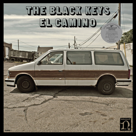 the album cover for The Black Keys - El Camino: 10th Anniversary Edition [Deluxe 3LP]