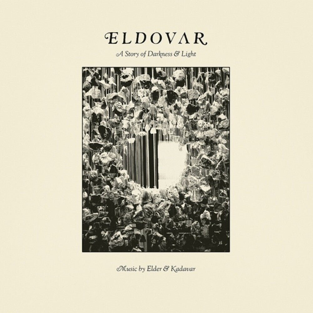 the album cover for Kadavar & Elder - Eldovar - A Story Of Darkness & Light