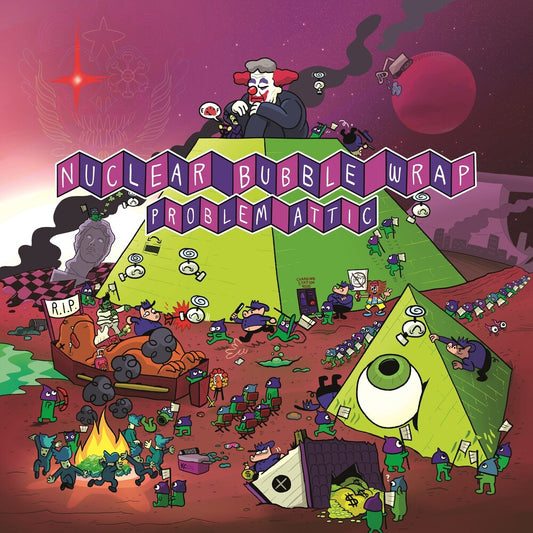 the album cover for Nuclear Bubble Wrap - Problem Attic [Indie Exclusive Limited Edition LP]