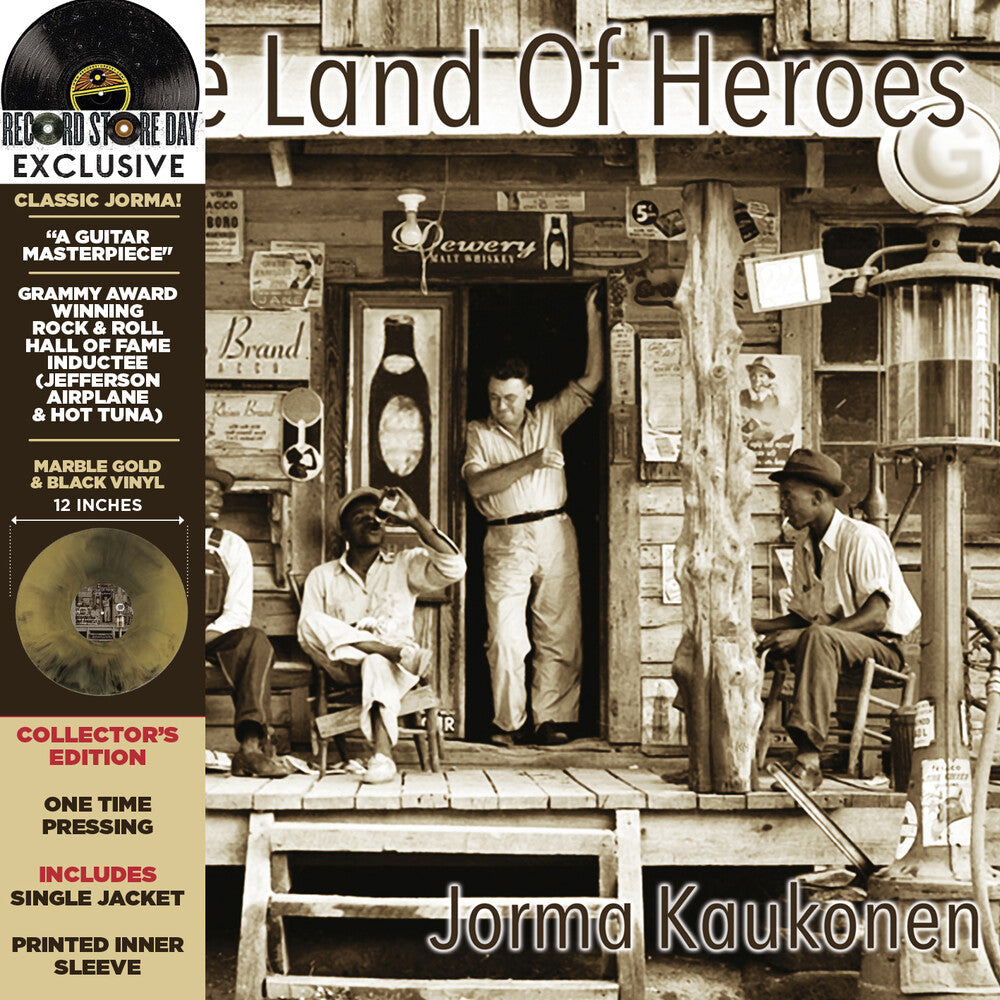 the album cover for Jorma Kaukonen - Land Of Heroes [RSD 2022]