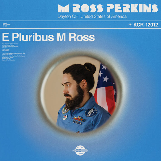 the album cover for M. Ross Perkins - E Pluribus M Ross [Indie Exclusive Limited Edition Clear LP]
