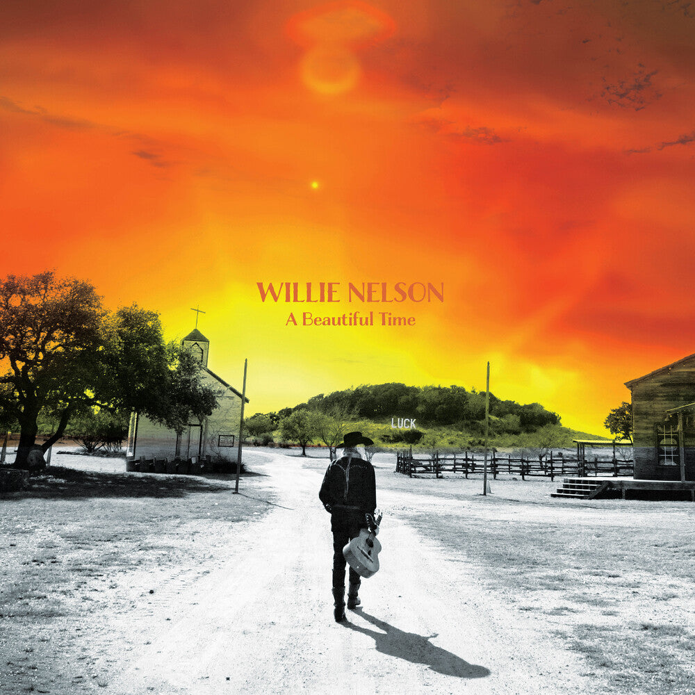 the album cover for Willie Nelson - A Beautiful Time