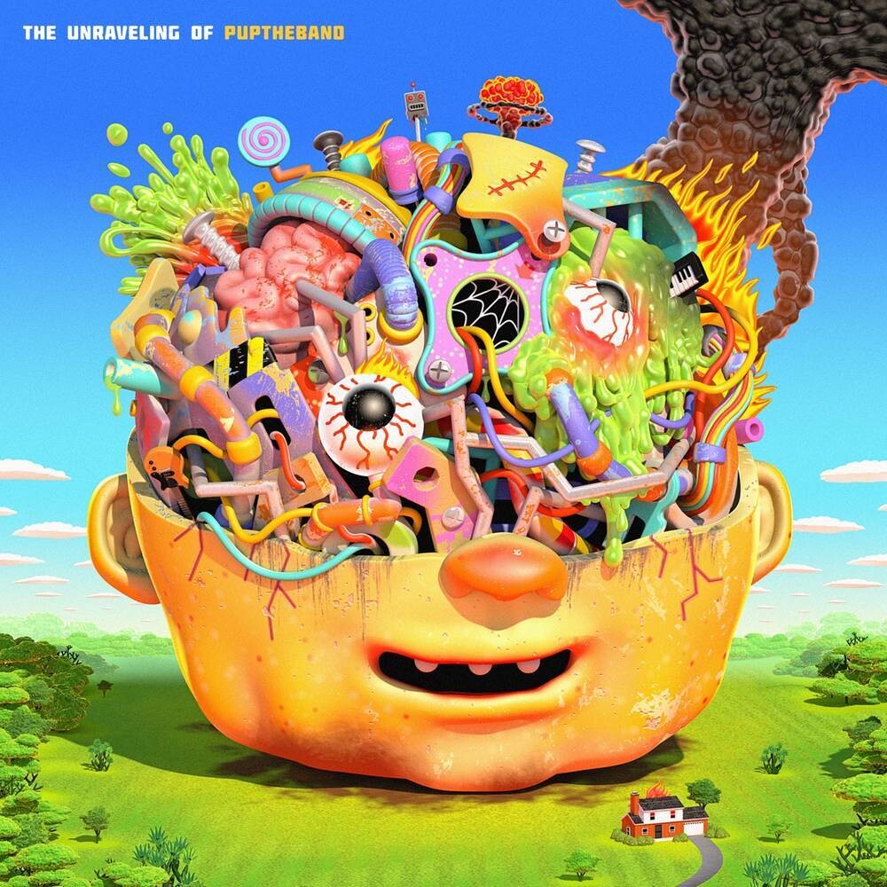 the album cover for Pup - The Unraveling Of PUPTHEBAND