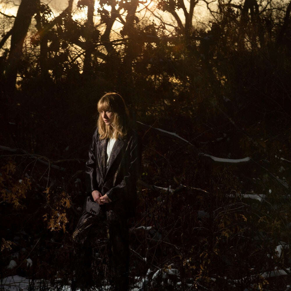 the album cover for The Weather Station - How Is It That I Should Look At The Stars [Indie Exclusive Limited Edition Gold LP]