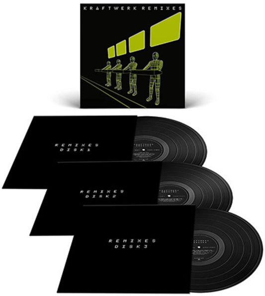 the album cover for Kraftwerk - Remixes  3LP 