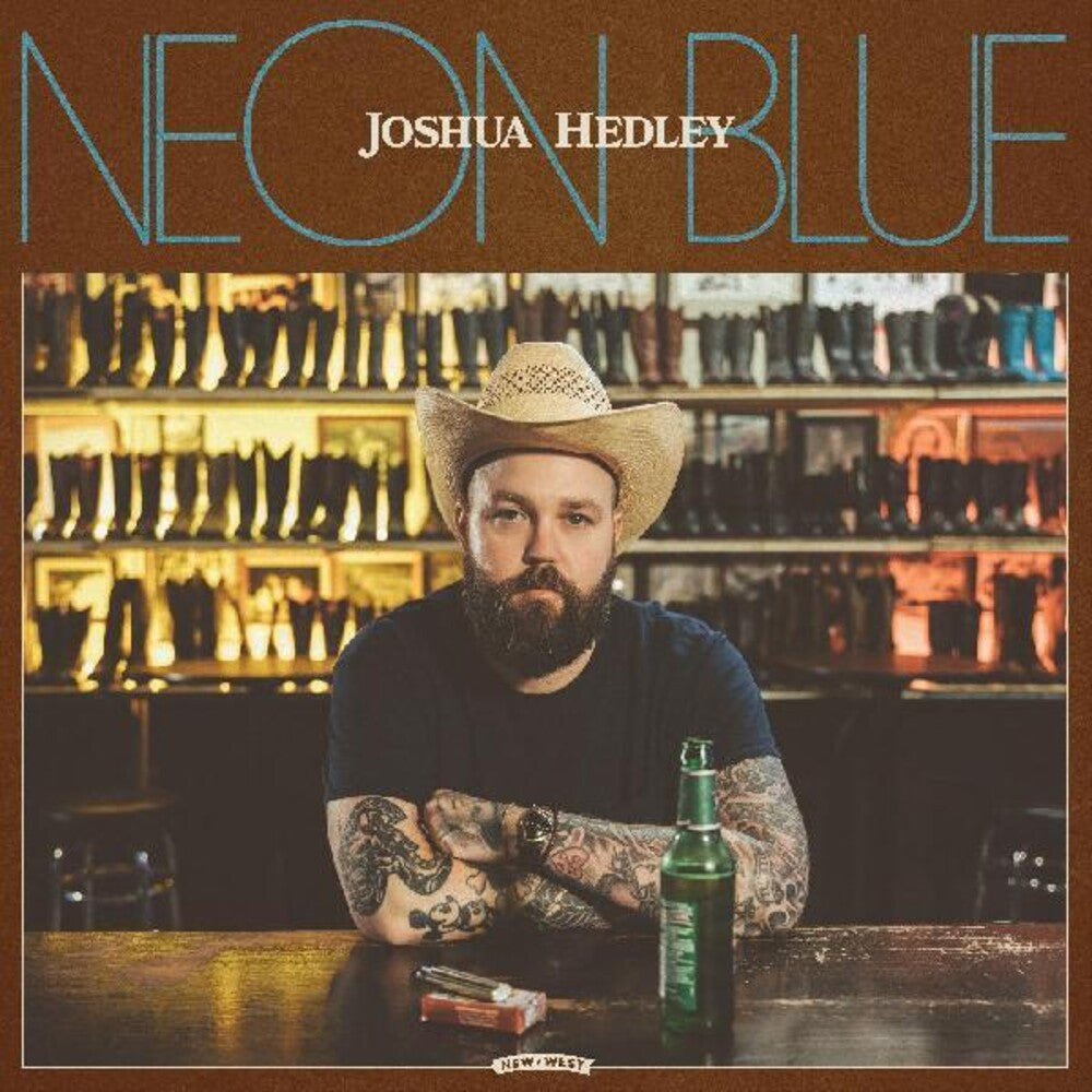 the album cover for Joshua Hedley - Neon Blue [LP]