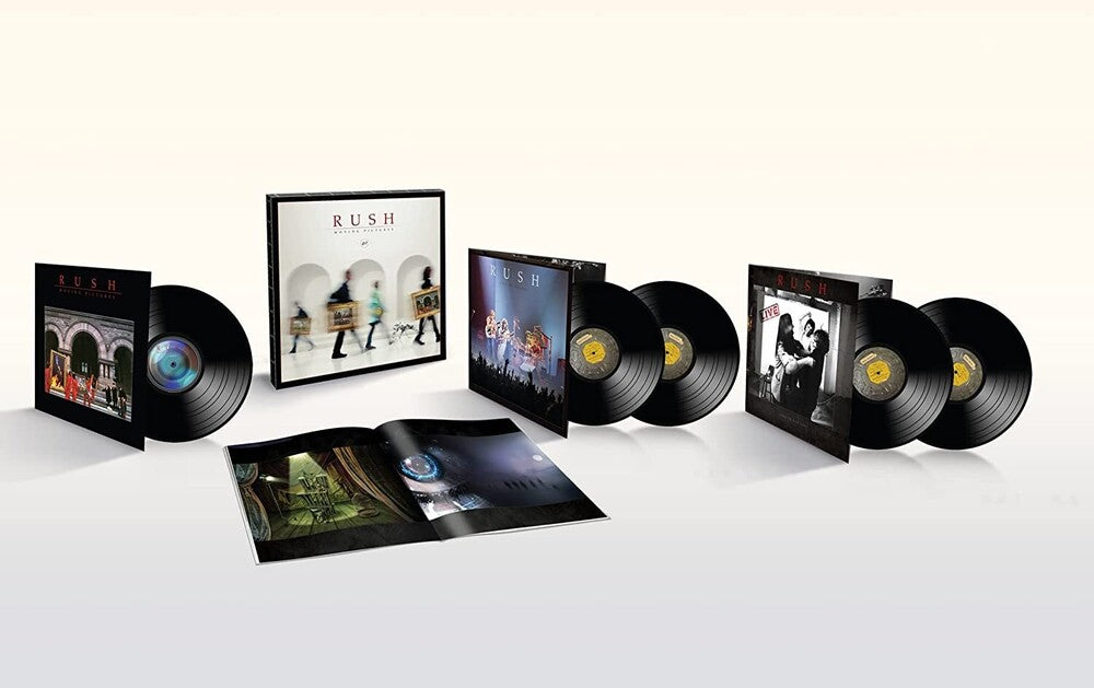 the album cover for Rush - Moving Pictures: 40th Anniversary [Deluxe 5LP]