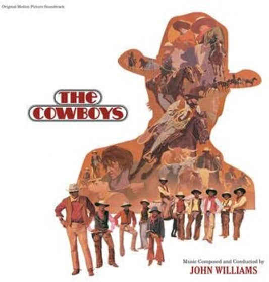 the album cover for John Williams - The Cowboys (Original Motion Picture Soundtrack) [50th Anniversary] [RSD Black Friday 2022]