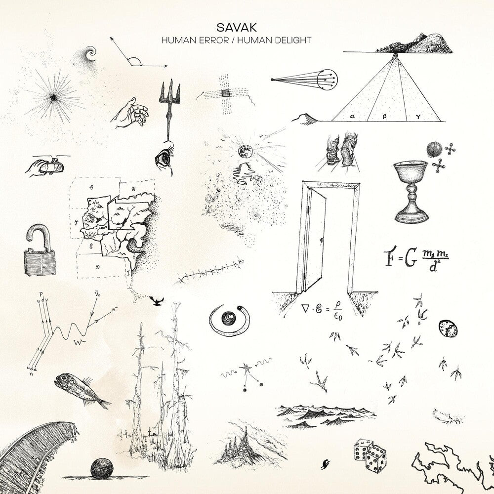 the album cover for Savak - Human Error / Human Delight [LP]