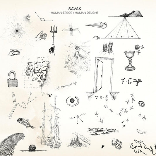 the album cover for Savak - Human Error / Human Delight [LP]