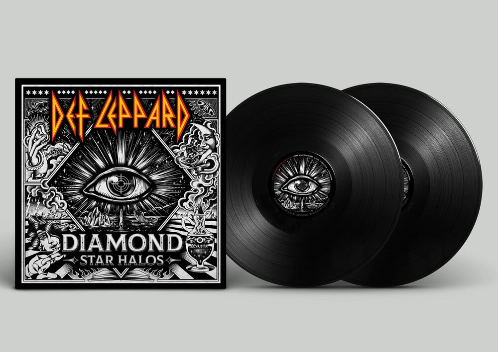 the album cover for Def Leppard - Diamond Star Halos [2LP]